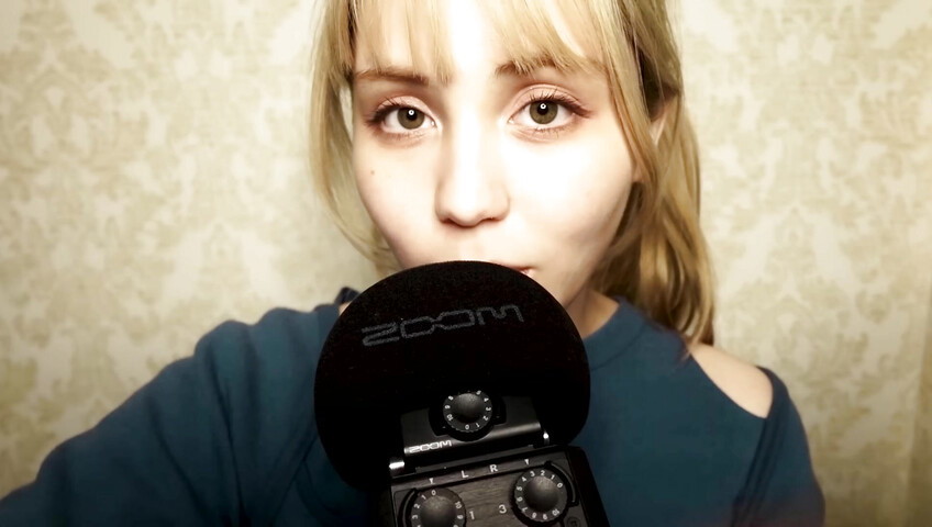 ASMR Bluekatie - Mouth Sounds - Positive Affirmation - Inaudible Whisper