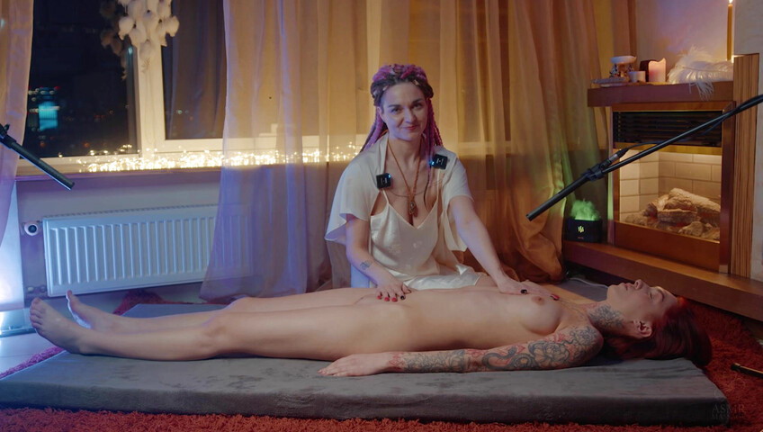 ASMR Massage - Female Energy Healing by Taya to Nika