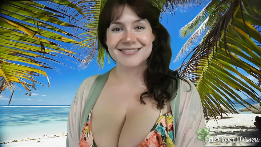 Little Clover Whispers ASMR - Dildo Blowjob at the Beach