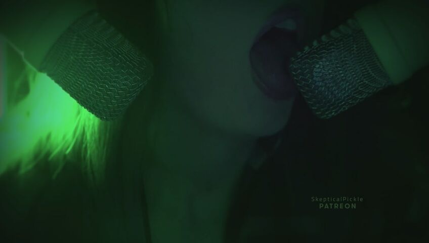 SkepticalPickle ASMR - 100% sensitivity sensual asmr in the dark