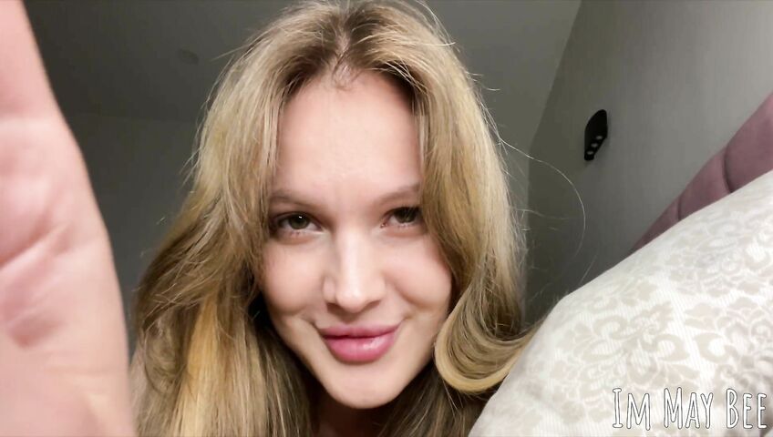 ImMayBee - POV Virtual Sex with Your Girlfriend - Girlfriend Roleplay