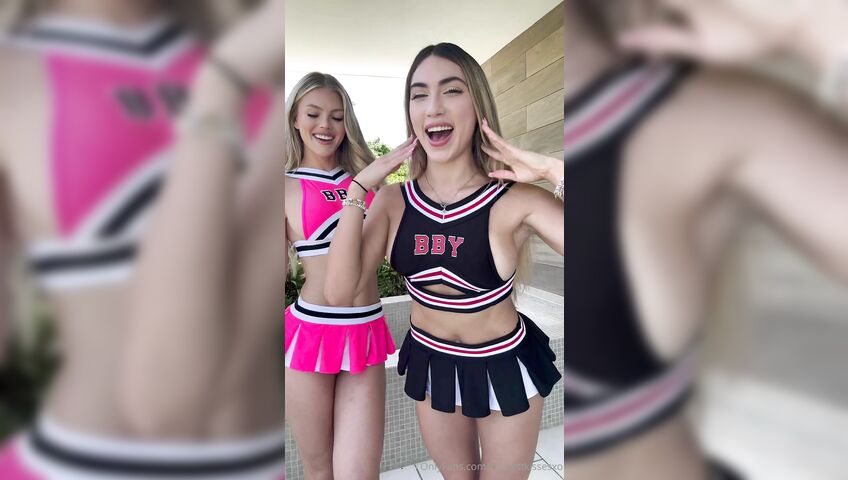 scarlettkissesxo - Cheerleader Dildo Fucking