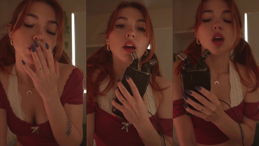 itsbunnii ASMR - Tascam Sucking and Ear Eating